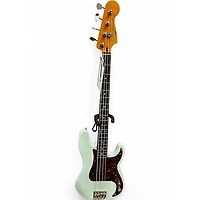 Used Squier Classic Vibe 1960S Precision Bass Surf Green Electric Bass Guitar