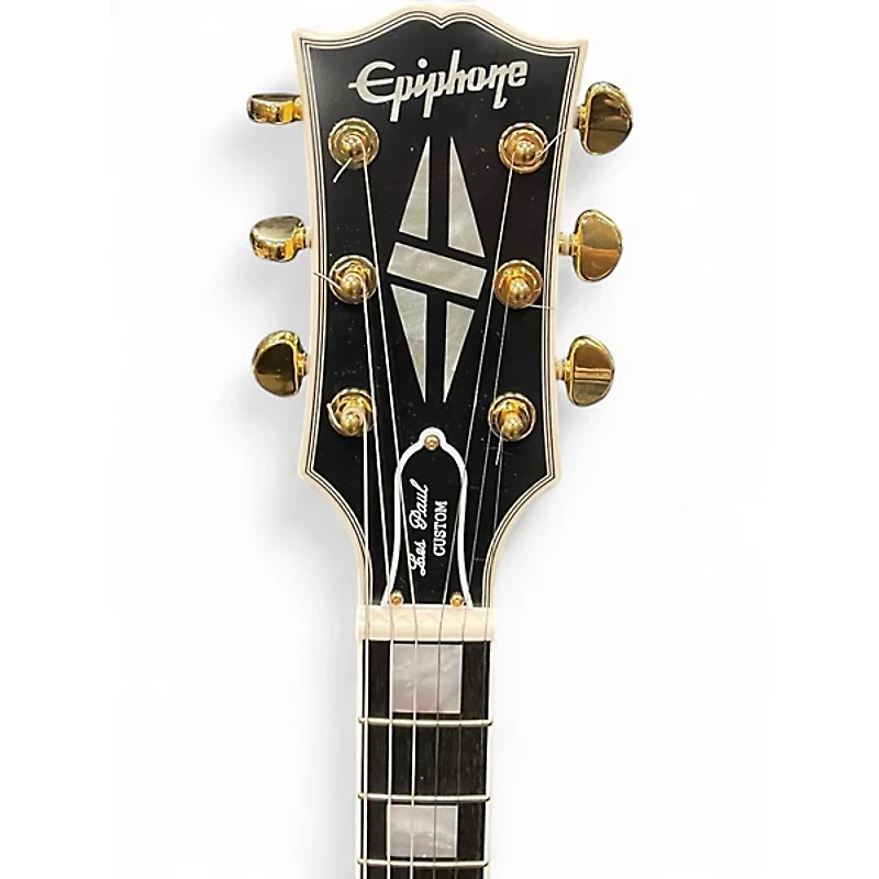 Used Epiphone Les Paul Custom SG white Solid Body Electric Guitar