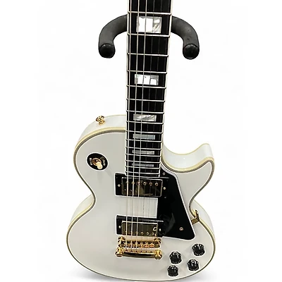 Used Epiphone INSPIRED BY GIBSON LES PAUL CUSTOM WHITE Solid Body Electric Guitar