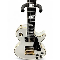 Used Epiphone INSPIRED BY GIBSON LES PAUL CUSTOM WHITE Solid Body Electric Guitar