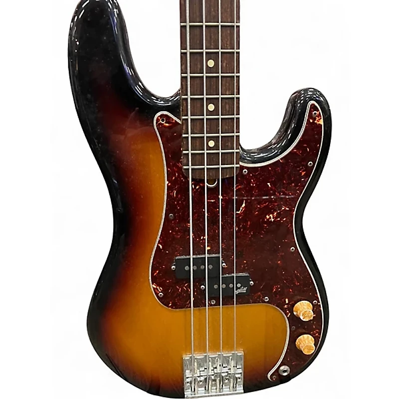 Used Fender Standard Precision Bass Brown Sunburst Electric Bass Guitar