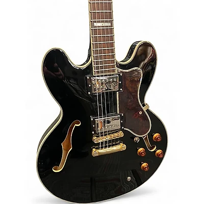 Used Epiphone Sheraton II Ebony Hollow Body Electric Guitar