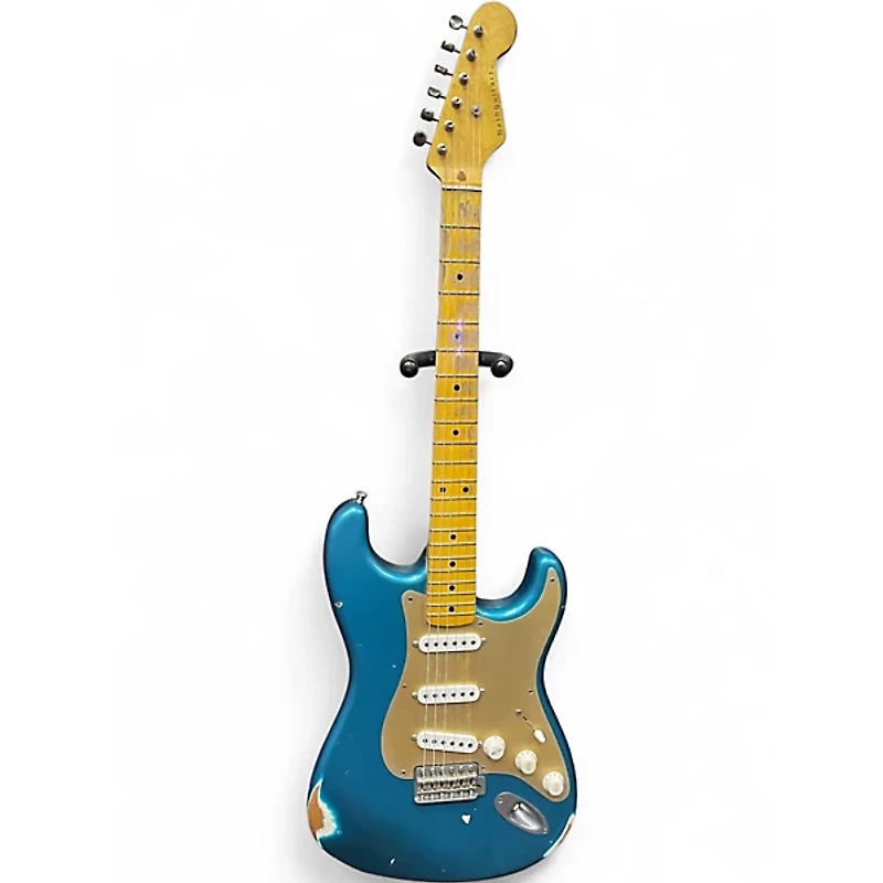 Used Nash Guitars S57 Blue Solid Body Electric Guitar