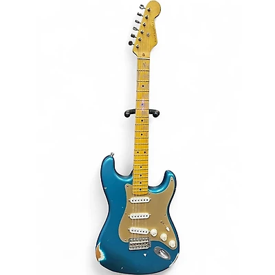 Used Nash Guitars S57 Blue Solid Body Electric Guitar