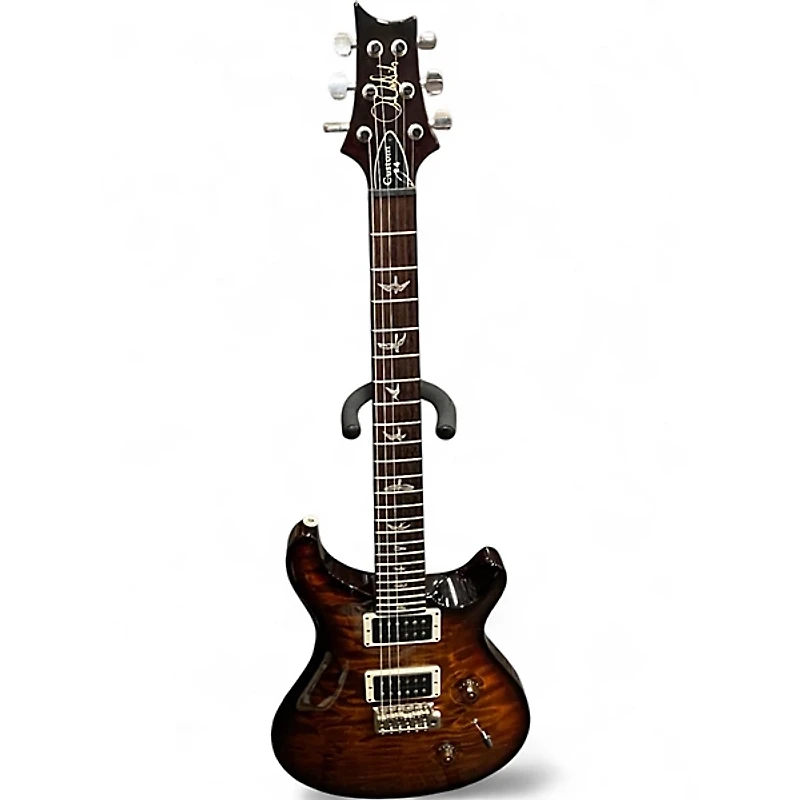 Used 2012 PRS Custom 24 BLACK GOLD Solid Body Electric Guitar