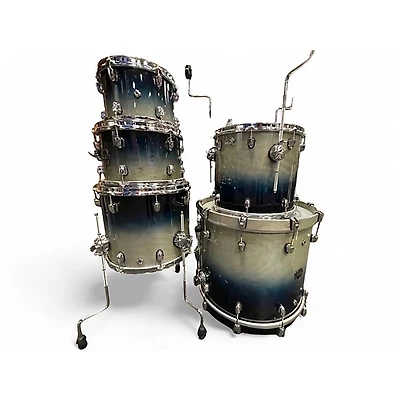Used Mapex 5 Piece Saturn IV Studioease Ocean Turquoise Drum Kit