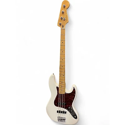 Used Fender Player Jazz Bass Alpine White Electric Bass Guitar