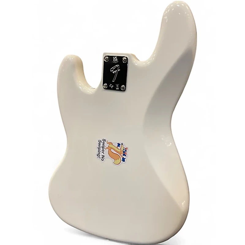 Used Fender Player Jazz Bass Alpine White Electric Bass Guitar
