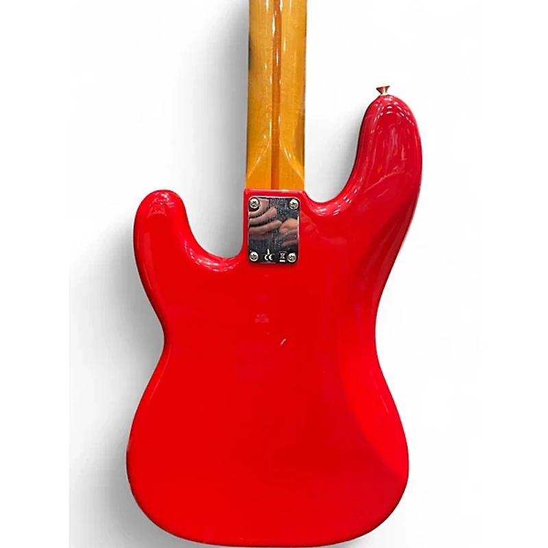 Used Fender 1950S Precision Bass Fiesta Red Electric Bass Guitar