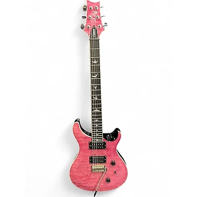 Used PRS SE Custom 24 Pink Solid Body Electric Guitar