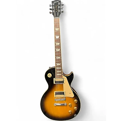 Used 2009 Gibson Les Paul Traditional Pro Vintage Sunburst Solid Body Electric Guitar