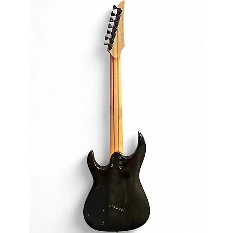 Used Legator Ninja Special 7 Charcoal Burl Solid Body Electric Guitar