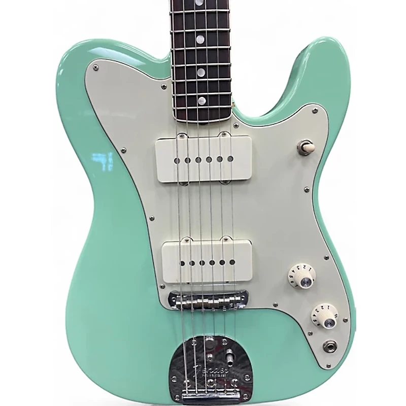 Used 2017 Fender Fender Limited Edition Parallel Universe Series Surf Green Solid Body Electric Guitar