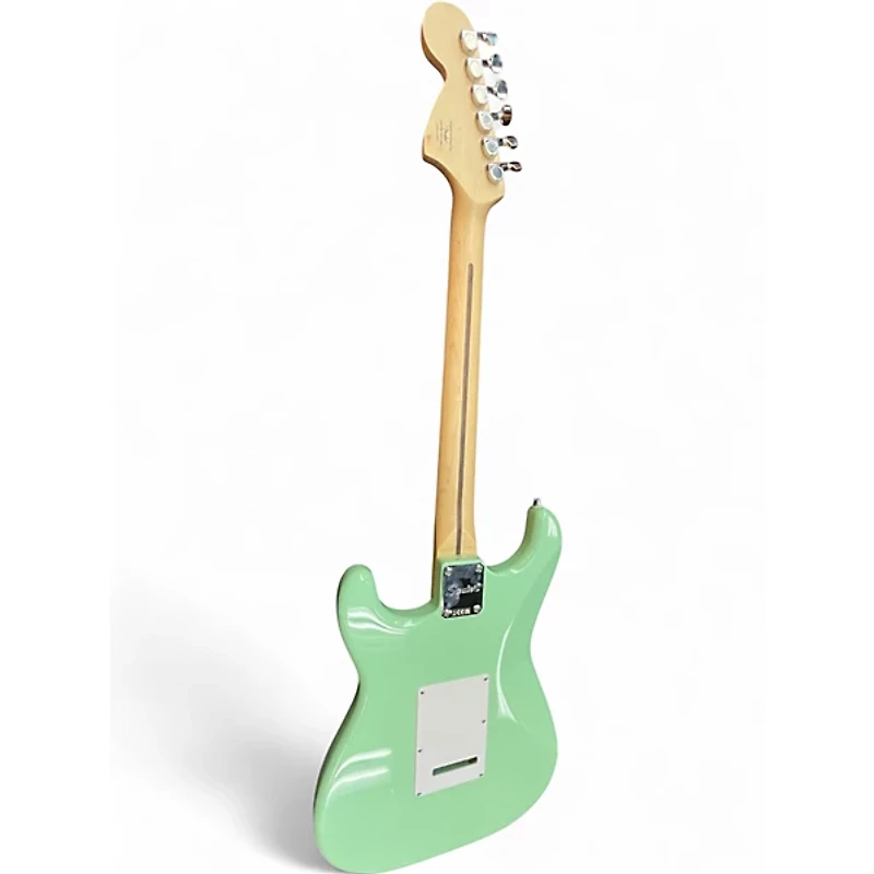 Used Squier Affinity Stratocaster Surf Green Solid Body Electric Guitar