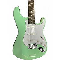 Used Squier Affinity Stratocaster Surf Green Solid Body Electric Guitar