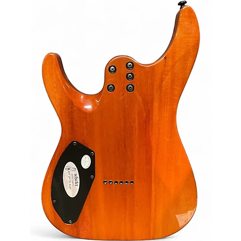 Used Schecter Guitar Research CR-6 Charcoal Burst Solid Body Electric Guitar