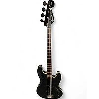 Used Fender Aerodyne Jazz Bass Black Electric Bass Guitar