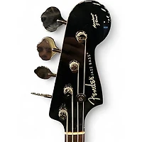 Used Fender Aerodyne Jazz Bass Black Electric Bass Guitar
