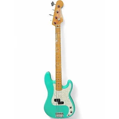 Used Fender Vintera 50s Precision Bass seafoam green Electric Bass Guitar