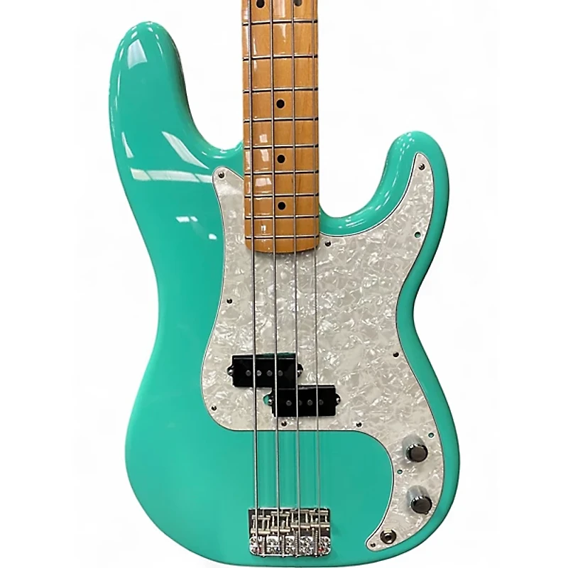 Used Fender Vintera 50s Precision Bass seafoam green Electric Bass Guitar