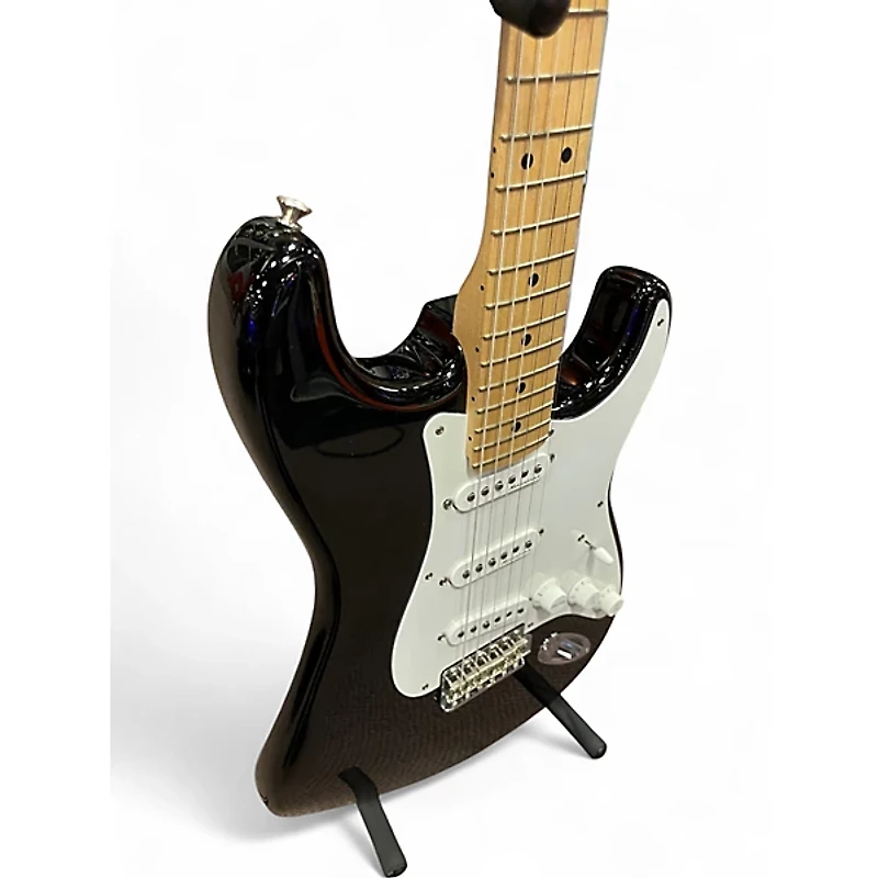 Used Fender Artist Series Eric Clapton Stratocaster Black Solid Body Electric Guitar