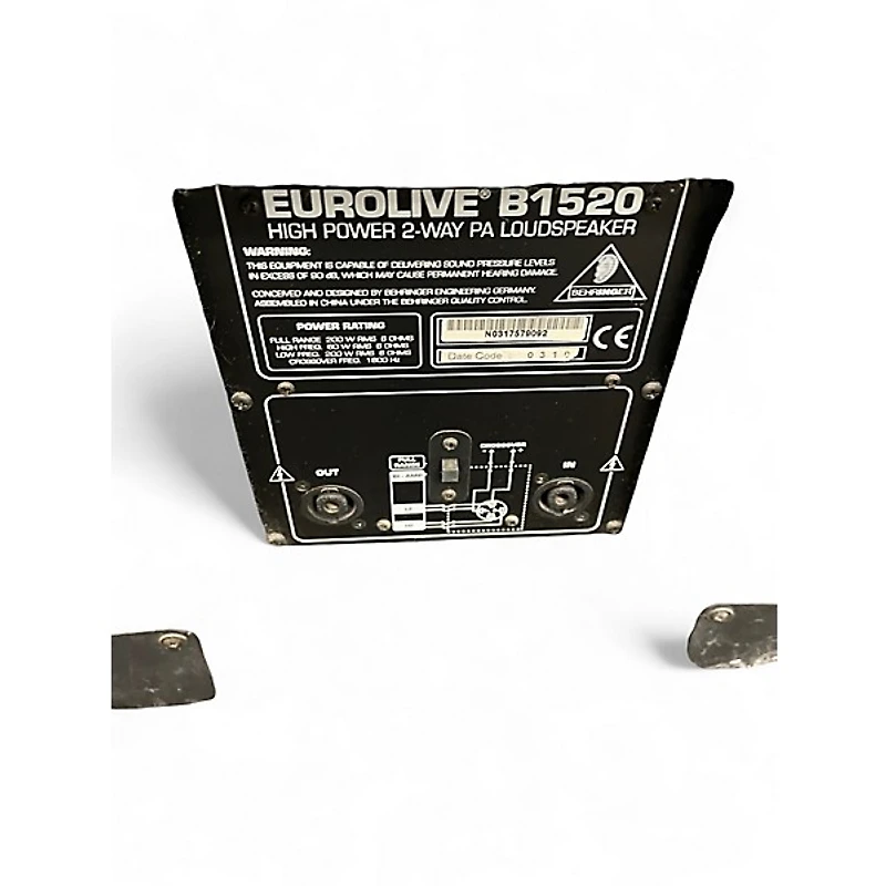 Used Behringer Eurolive B1520 Unpowered Speaker