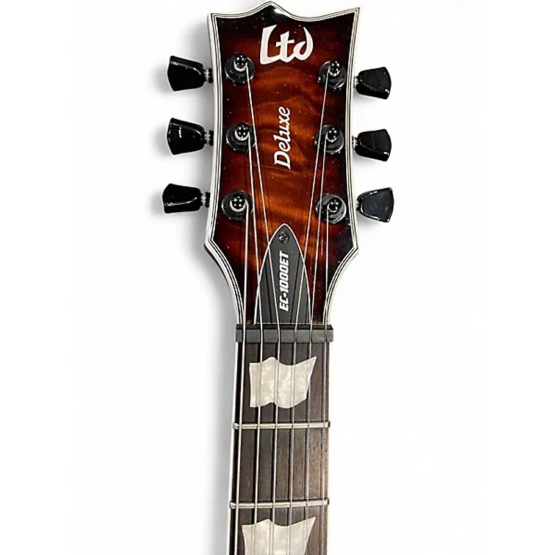 Used ESP LTD EC1000 Evertune ORANGE BURST Solid Body Electric Guitar