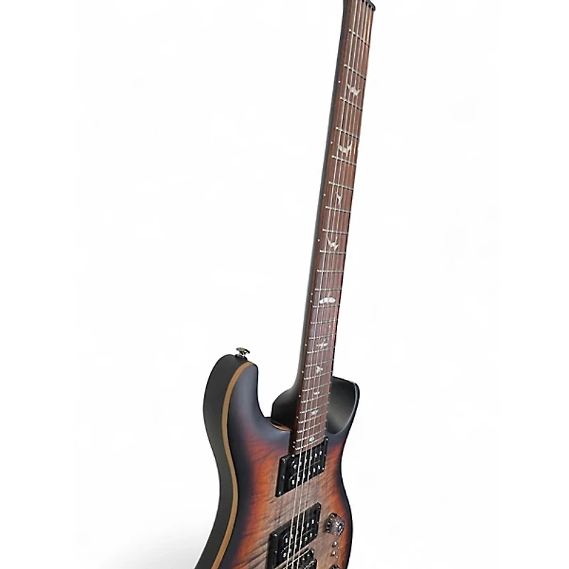 Used PRS SE EXOTIC CUSTOM 24-08 CHARCOAL CHERRY MIDNIGHT BURST Solid Body Electric Guitar