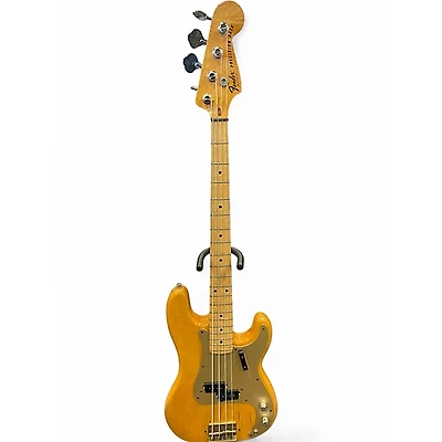 Vintage 1977 Fender Precision Bass Natural Electric Bass Guitar
