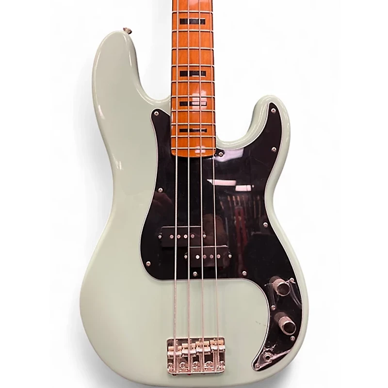 Used Squier Classic Vibe 1970S Precision Bass Surf Green Electric Bass Guitar