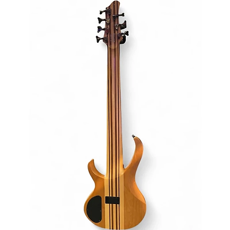 Used Ibanez BTB7 7 String Natural Electric Bass Guitar