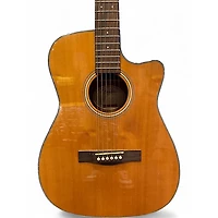 Used Fender CF140SCE Folk Natural Acoustic Electric Guitar