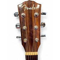 Used Fender CF140SCE Folk Natural Acoustic Electric Guitar