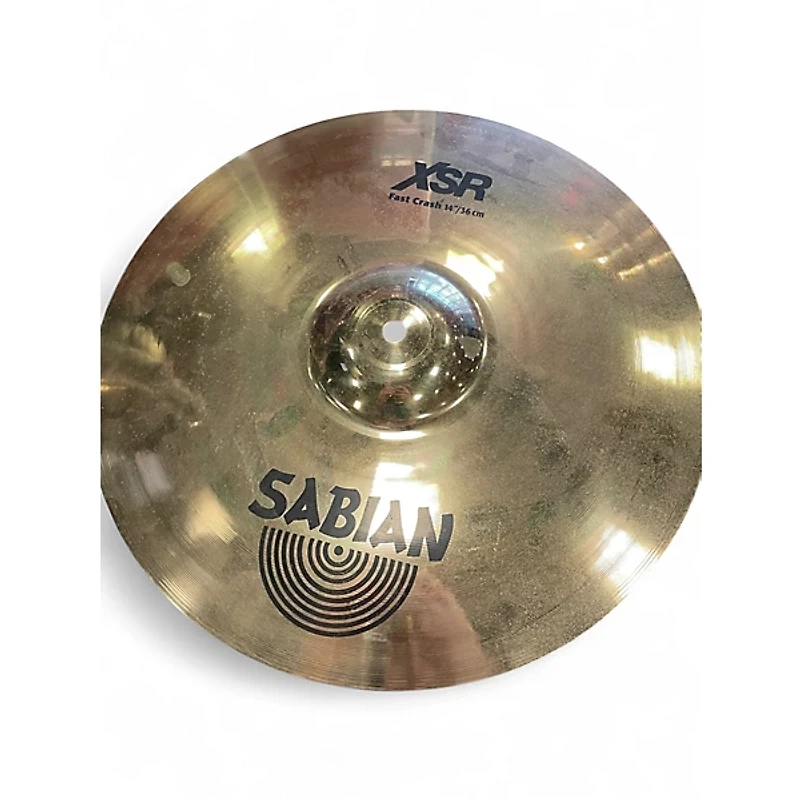 Used SABIAN 14in XSR Fast Crash Cymbal
