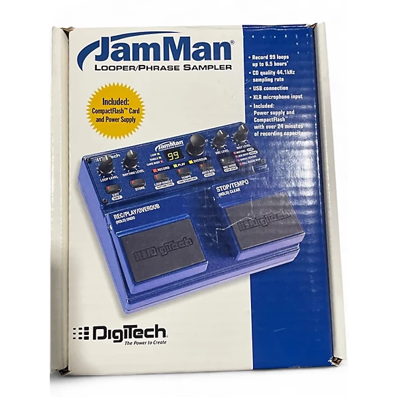 Used DigiTech JML Jam Man Looper Phrase Sampler Pedal