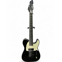 Used ESP LTD SCT607B Stephen Carpenter Signature 7 String Black Solid Body Electric Guitar