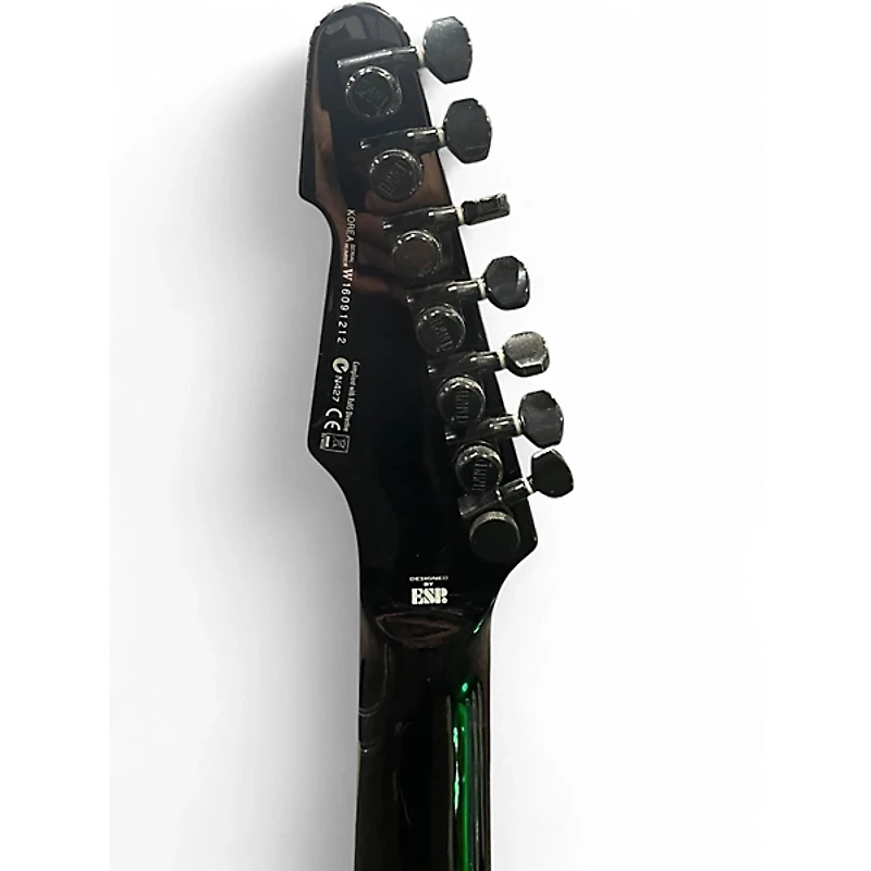 Used ESP LTD SCT607B Stephen Carpenter Signature 7 String Black Solid Body Electric Guitar