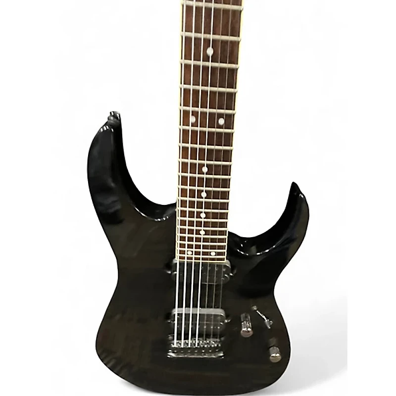 Used Ibanez RG7321 7 String Black Solid Body Electric Guitar