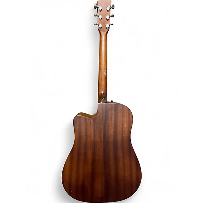 Used Fender CD60CE Mahogany Natural Acoustic Electric Guitar