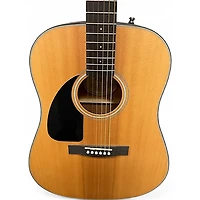 Used Fender CD100 Left Handed Natural Acoustic Guitar
