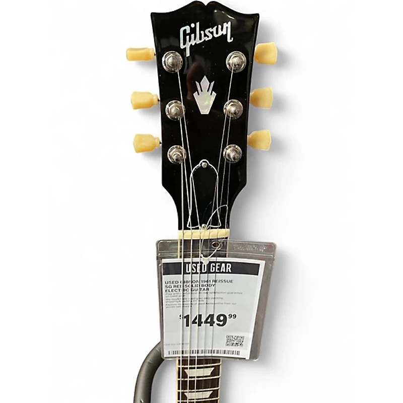 Used Gibson 1961 Reissue SG Red Solid Body Electric Guitar