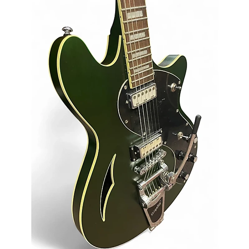 Used Schecter Guitar Research T SIH1 Apple Green Solid Body Electric Guitar