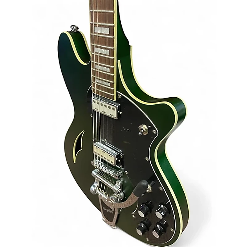 Used Schecter Guitar Research T SIH1 Apple Green Solid Body Electric Guitar
