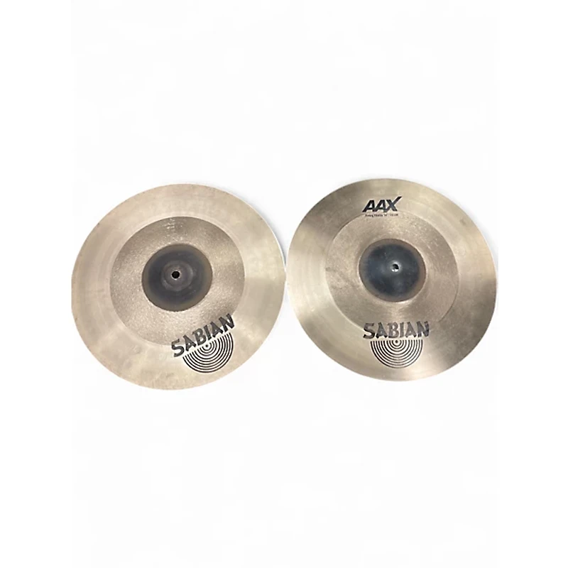 Used SABIAN 14in AAX FREQ HI-HAT PAIR Cymbal