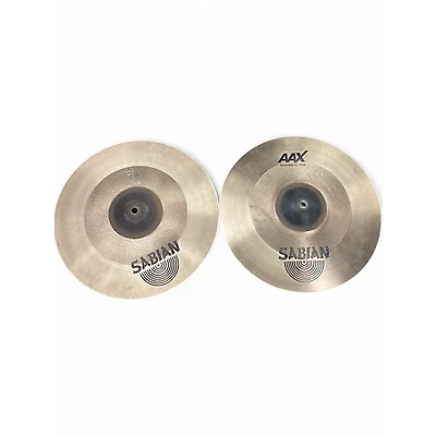 Used SABIAN 14in AAX FREQ HI-HAT PAIR Cymbal