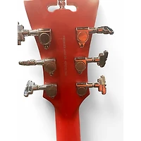 Used D'Angelico Premier Series Mini DC Fiesta Red Hollow Body Electric Guitar