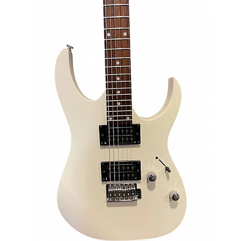 Used Ibanez GRGA120 White Solid Body Electric Guitar