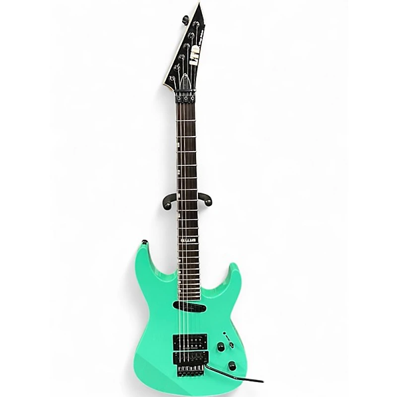 Used ESP LTD MIRAGE DELUXE PASTEL GREEN Solid Body Electric Guitar