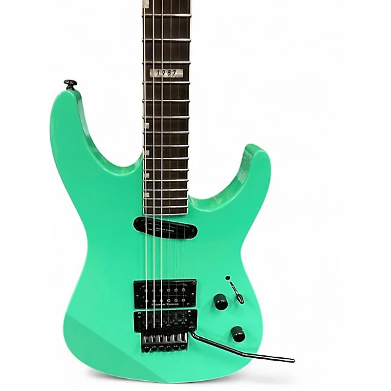 Used ESP LTD MIRAGE DELUXE PASTEL GREEN Solid Body Electric Guitar