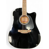 Used Takamine GD34CE Black Acoustic Electric Guitar